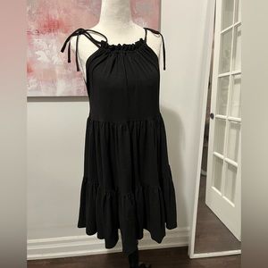 Black Tiered Dress